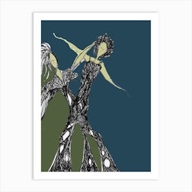 Two Dancers Art Print