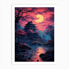 Japanese Landscape 21 Art Print