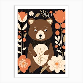 Baby Animal Illustration  Bear 7 Art Print