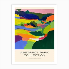 Abstract Park Collection Poster Hampstead Heath London 1 Art Print
