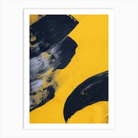 Abstract Brushstrokes Art Print