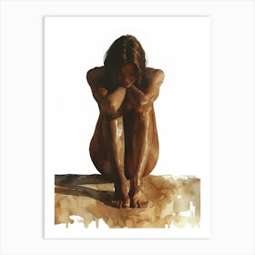 Nude Portrait Art Print