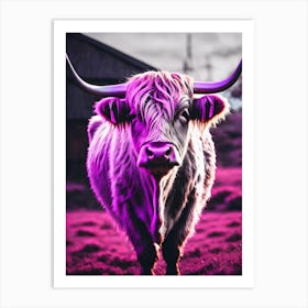 Highland Cow 18 Art Print