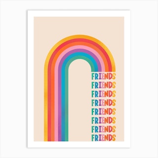 Rainbow Friends Art Print