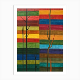 'Two Trees' Art Print