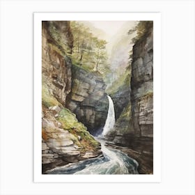 Waterfall 30 Art Print