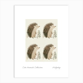 Cute Animals Collection Hedgehog 1 Art Print