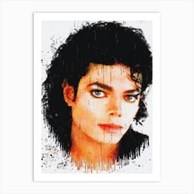 Michael Jackson Paint Art Print