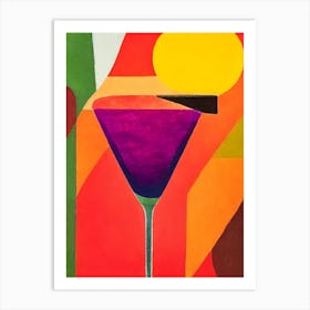 Daiquiri Paul Klee Inspired Abstract 2 Cocktail Poster Art Print