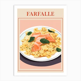 Farfalle Italian Pasta Poster Art Print