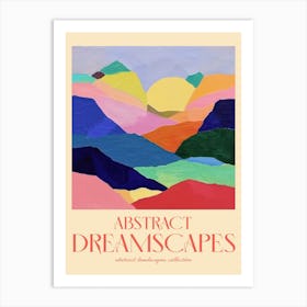 Abstract Dreamscapes Landscape Collection 55 Art Print