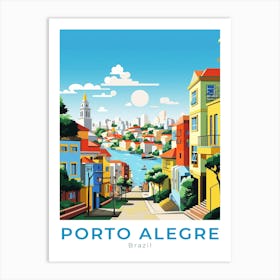 Brazil Porto Alegre Travel Art Print