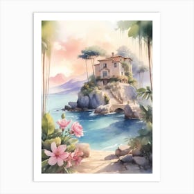 House By The Sea Art Print