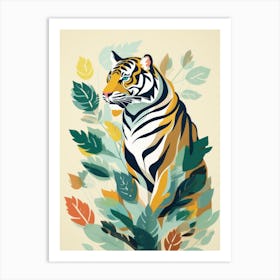 Tiger In The Forest Art Print