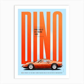 Ferrari Dino 246 GT Art Print