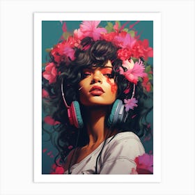 Rihanna (4) Art Print