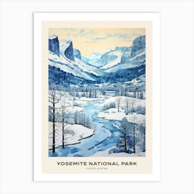 Yosemite National Park United States 1 Poster Art Print