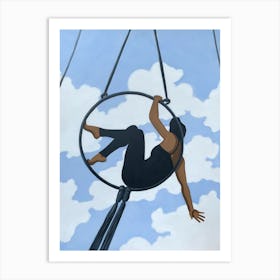 Trapeze Artist Art Print