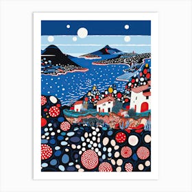 Alghero, Italy, Illustration In The Style Of Pop Art 3 Art Print