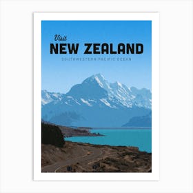 New Zealand Art Print