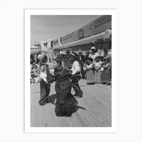 Untitled Photo, Possibly Related To Native Spanish American Dance, Fiesta, Taos, New Mexico By Russell Lee Art Print