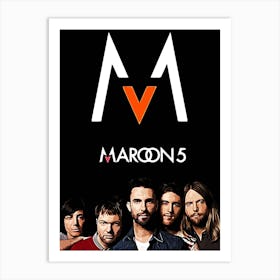 Maroon 5 7 Art Print