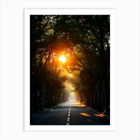 Street In The Sun Art Print