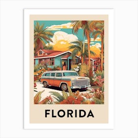 Vintage Travel Poster Florida 7 Art Print
