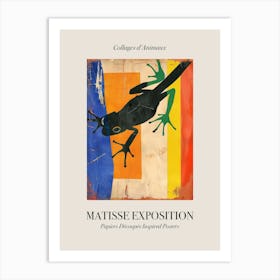 Frog 3 Matisse Inspired Exposition Animals Poster Art Print