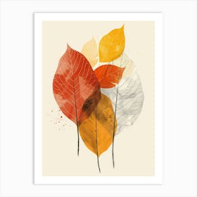 Autumn Leaves 24 Art Print