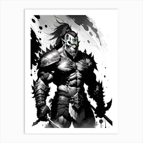 Dwarven Warrior 2 Art Print