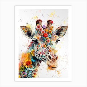 Giraffe Canvas Art Art Print