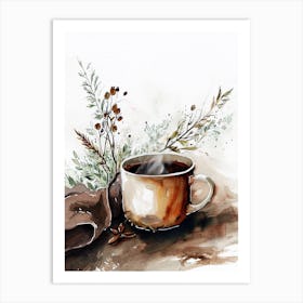 Coffee Cup, Hygge Art Print