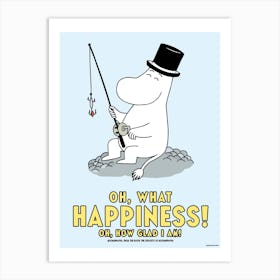 The Moomin Collection Happiness Art Print