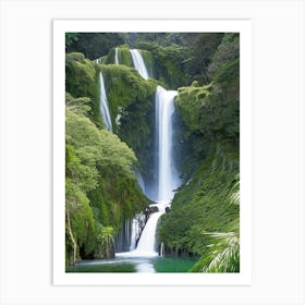 Mclean Falls, New Zealand Majestic, Beautiful & Classic (2) Art Print