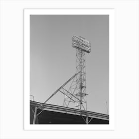Untitled Photo, Possibly Related To Signs And Lighting Standards At Baseball Park, Saint Paul, Minnesota By Russell Art Print