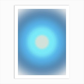 Abstract Blue Background 2 Art Print