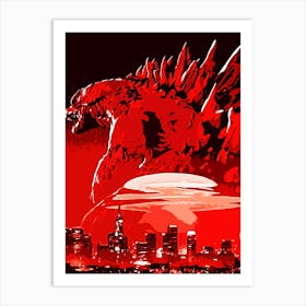 Godzilla 19 Art Print