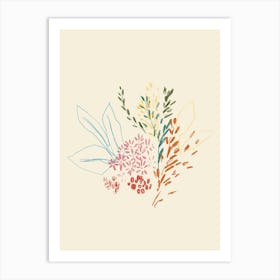 Floral Arrangement Art Print