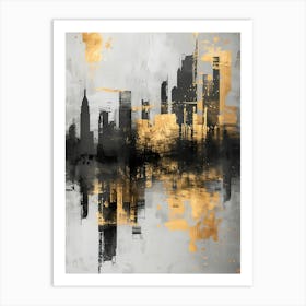 New York City Abstract Art Print