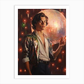 Harry Styles Disco 3 Art Print
