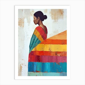 'Indian Woman', Mexico Art Print