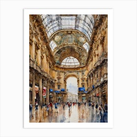 Galleria Vittorio Emanuele Ii Italy Art Print