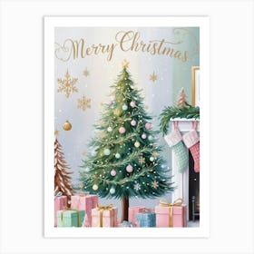 Merry Christmas 7 Art Print