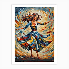 Dancing Girl 3 30x40in 9000x12000px 11 Art Print