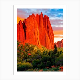 The Garden Of The Gods Pop Art Art Print