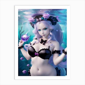 Mermaid-Reimagined 78 Art Print