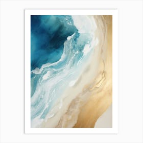 Abstract Ocean Painting Art Print