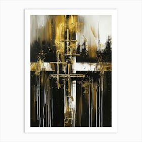 Cross Of Gold Art Print