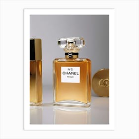 Chanel Perfume Bottle 1 Art Print